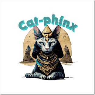 A cat of the Egyptian Sphinx. Posters and Art
